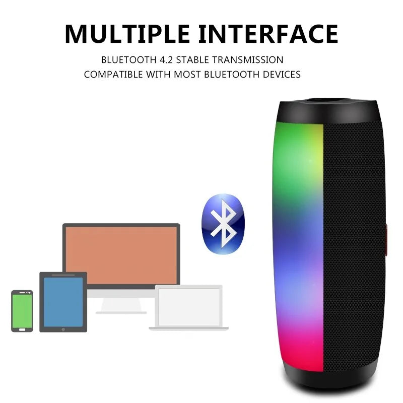 LED Portable Wireless Bluetooth Speaker